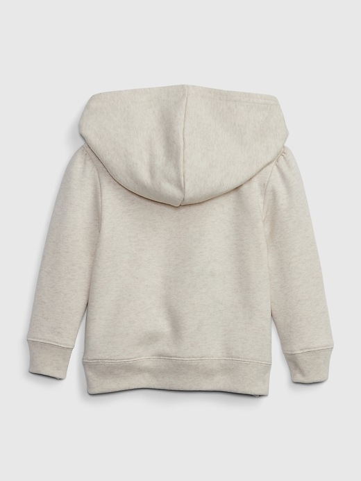 2 of 8 showing, with the color oatmeal heather of product Toddler Mix and Match Arch Logo Hoodie