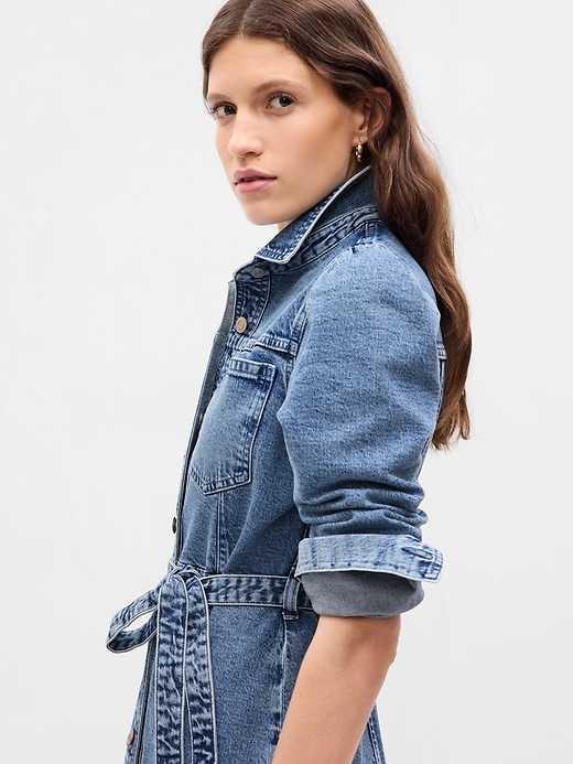 Denim Mini Dress Gap