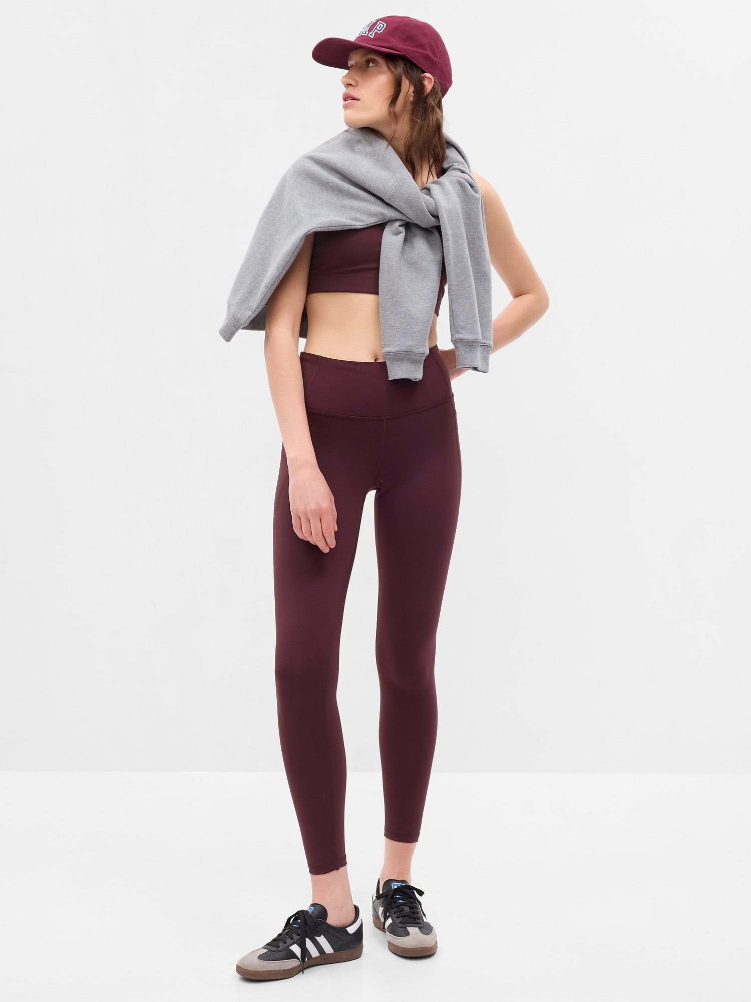 GapFit Brushed Jersey Flare Pants