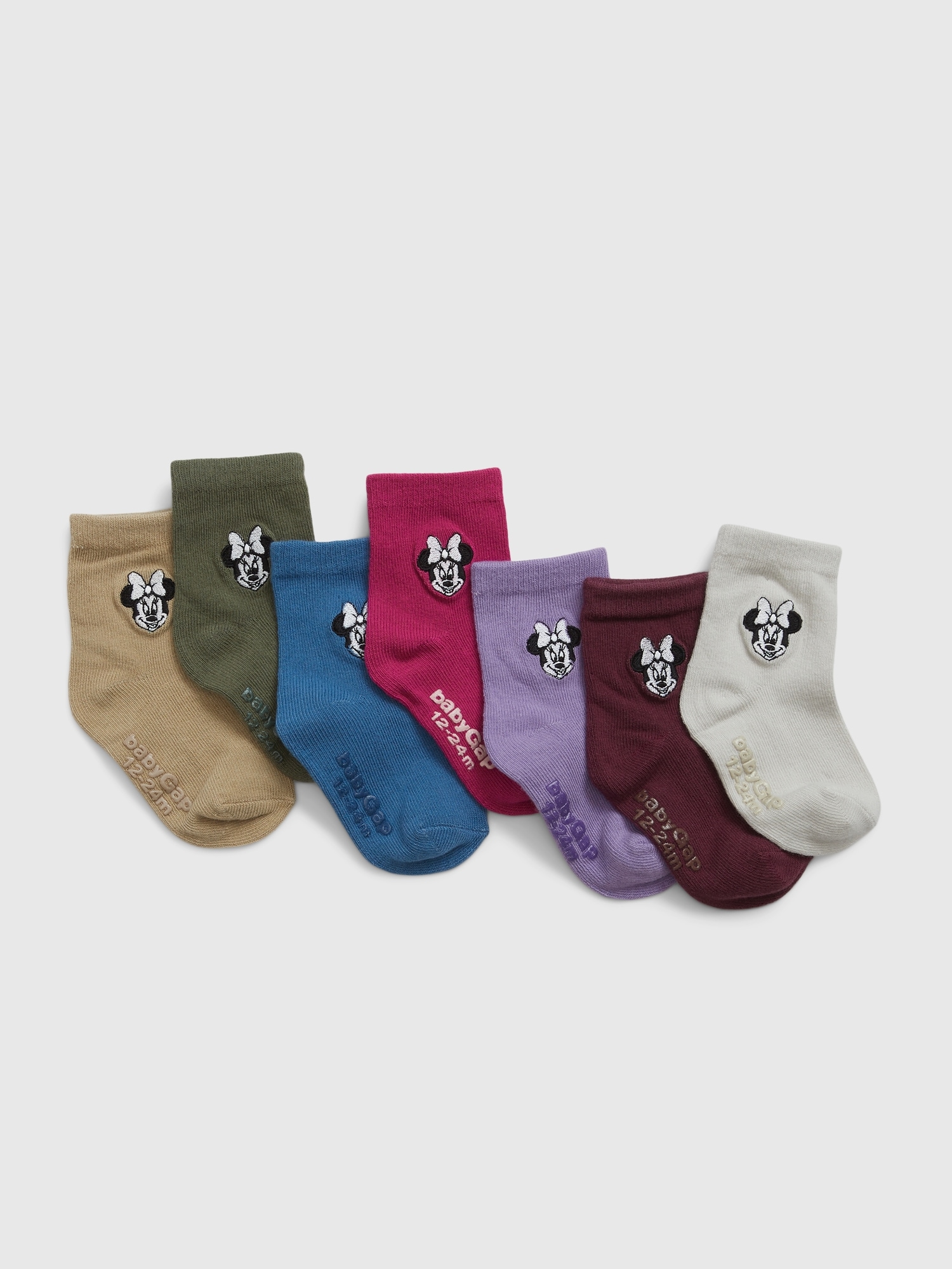 babyGap | Disney Minnie Mouse Crew Socks (7-Pack)