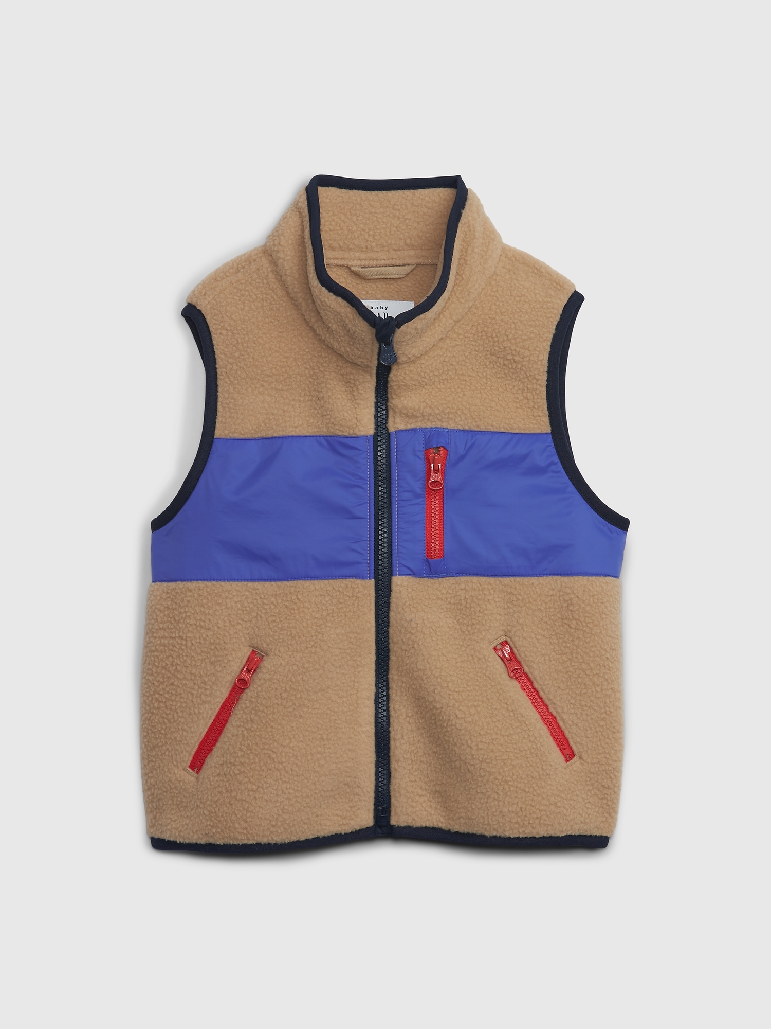 Gap Toddler Sherpa Colorblock Vest