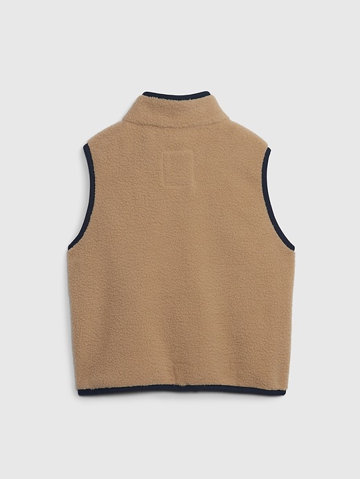 Toddler Sherpa Colorblock Vest Gap