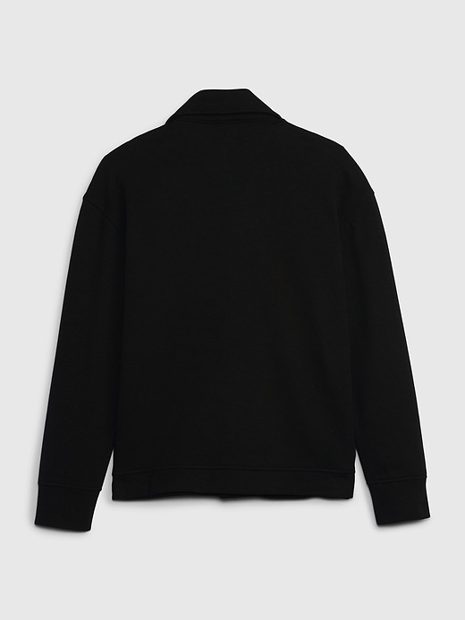 2 of 8 showing, with the color true black of product GapFit Kids Bomber Jacket