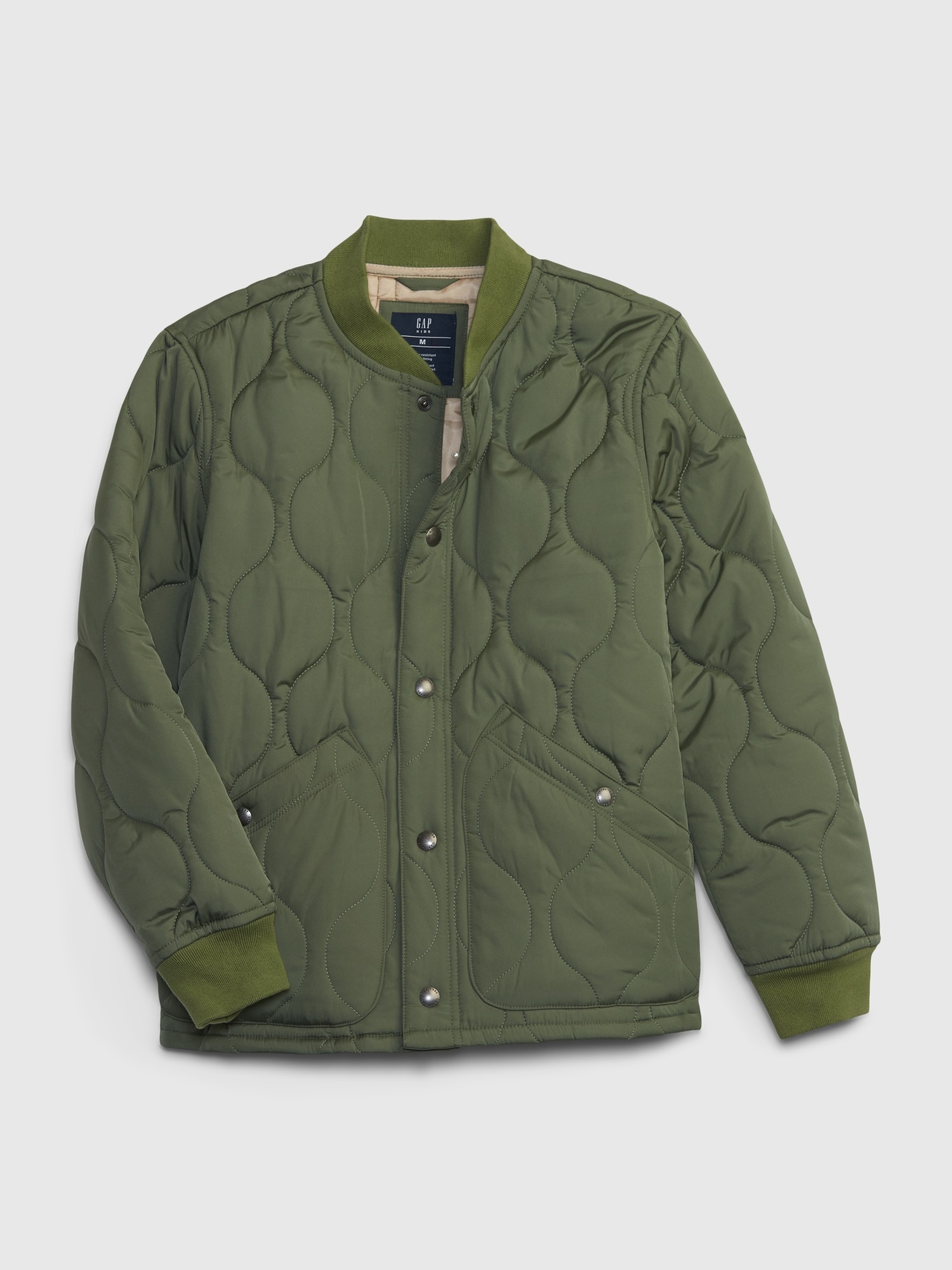 Gap Kids Quilted Bomber Jacket
