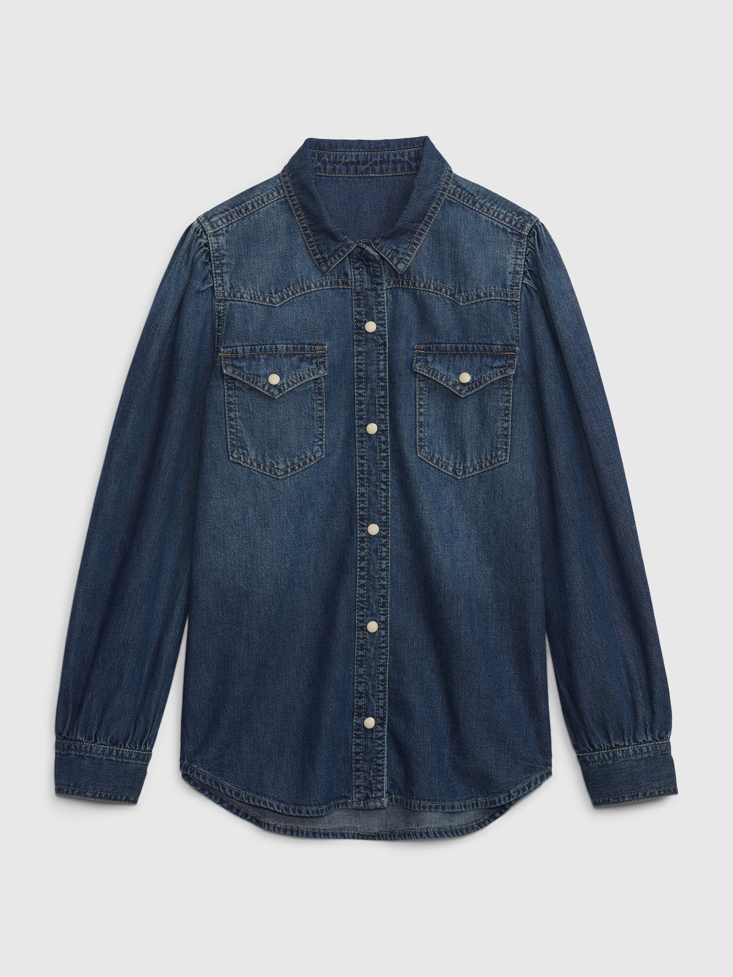 Kids Western Denim Shirt Gap