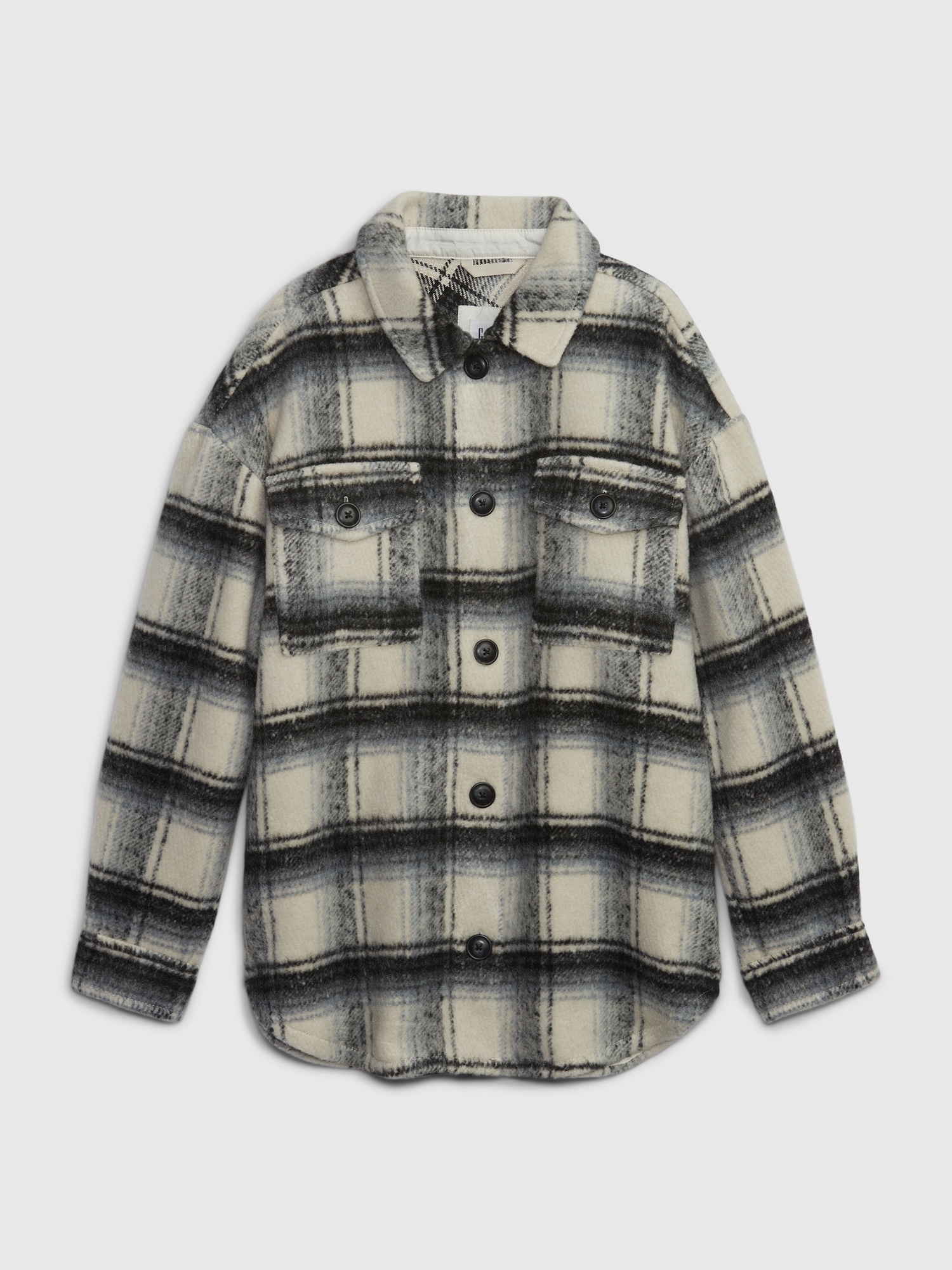 Kids Plaid Shirt Jacket | Gap