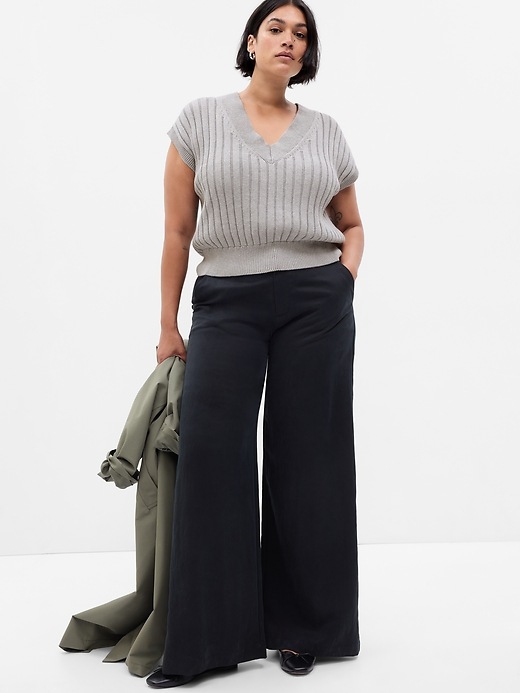 Dolman Rib Sweater Vest Gap