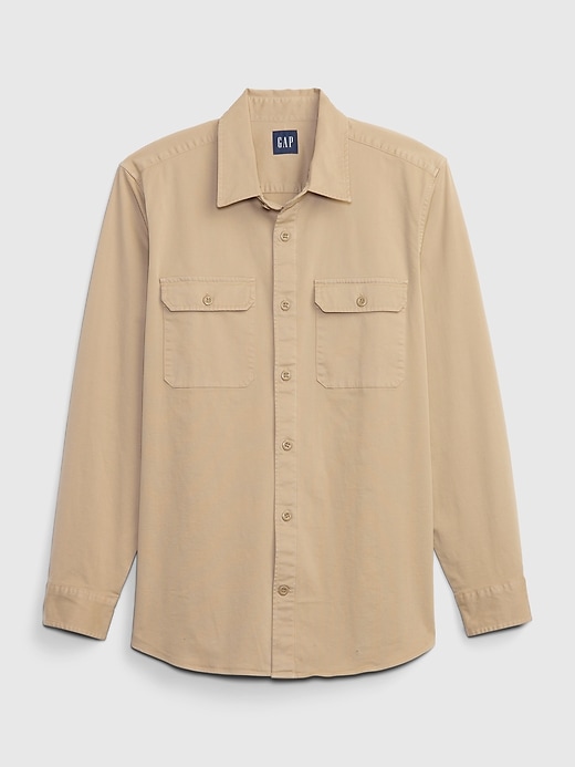 Image number 3 showing, Twill Utility Shirt