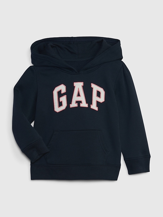 1 of 8 showing, with the color blue galaxy of product Toddler Mix and Match Arch Logo Hoodie