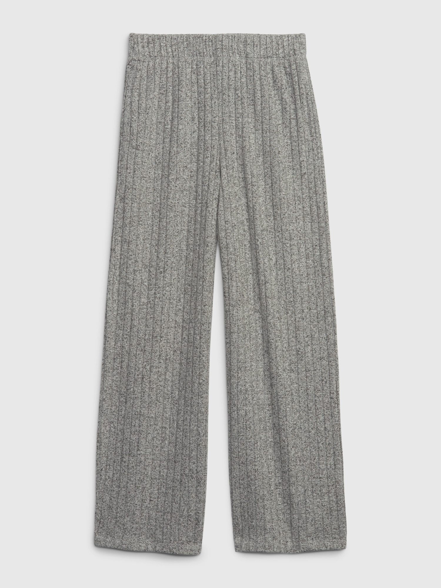 Kids Softspun Wide-Leg Rib Pants | Gap