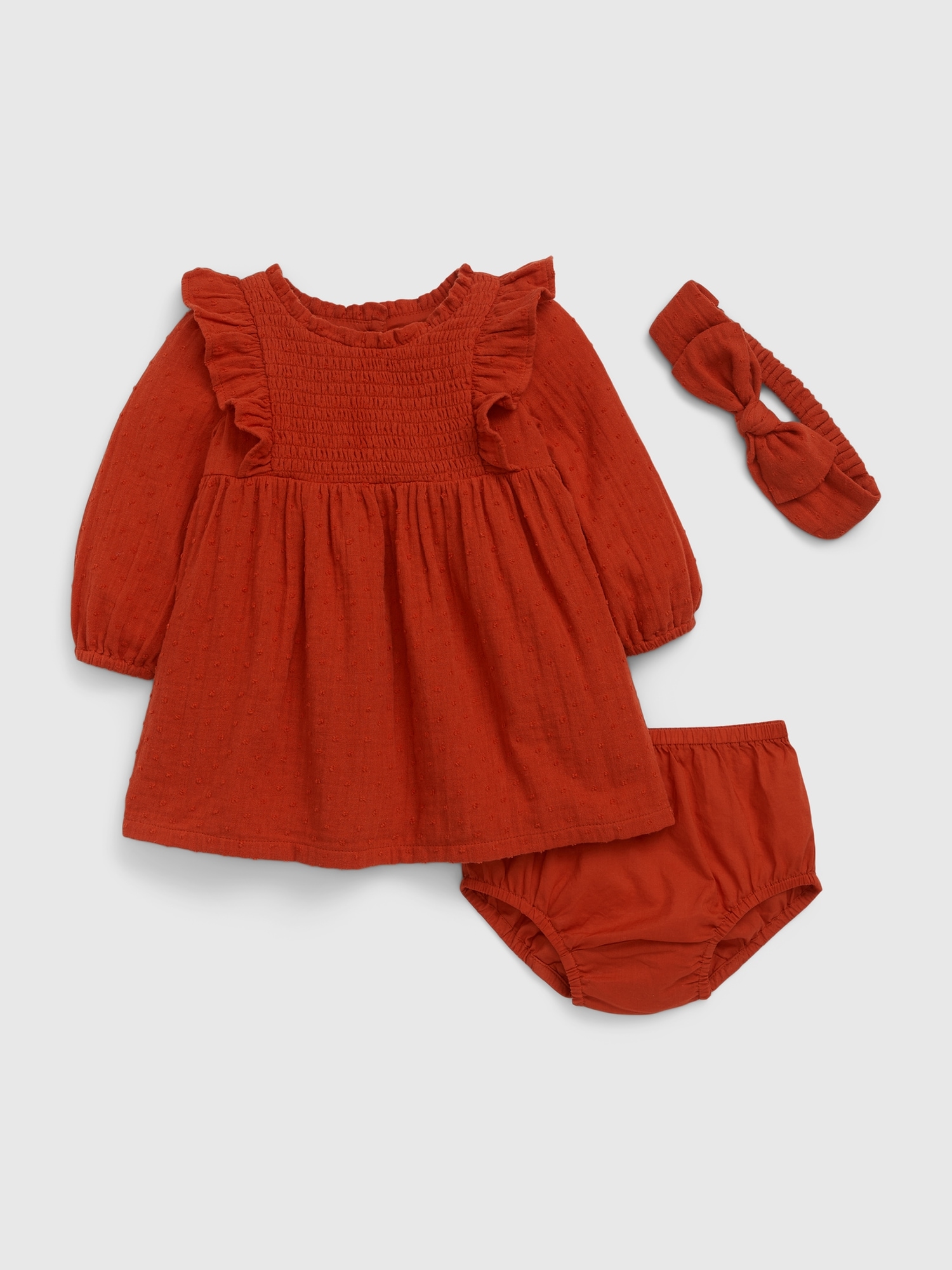 Gap Baby Ruffle Smocked Dress Set