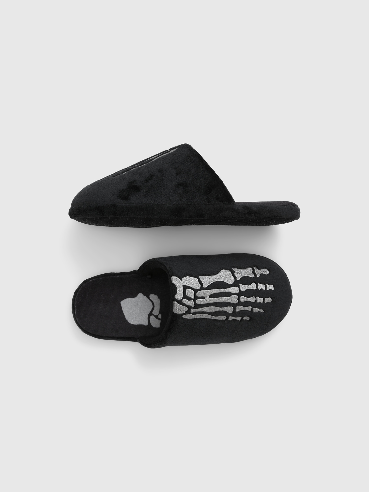 Gap Kids Halloween Skeleton Slippers