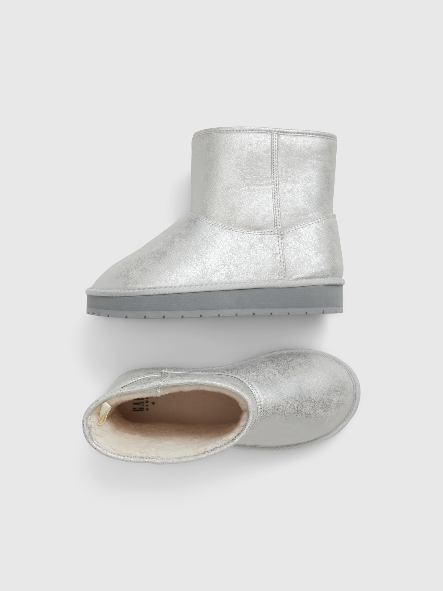 Gap Kids Metallic Sherpa-Lined Cozy Boots