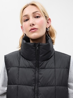Gap quilted sales vest