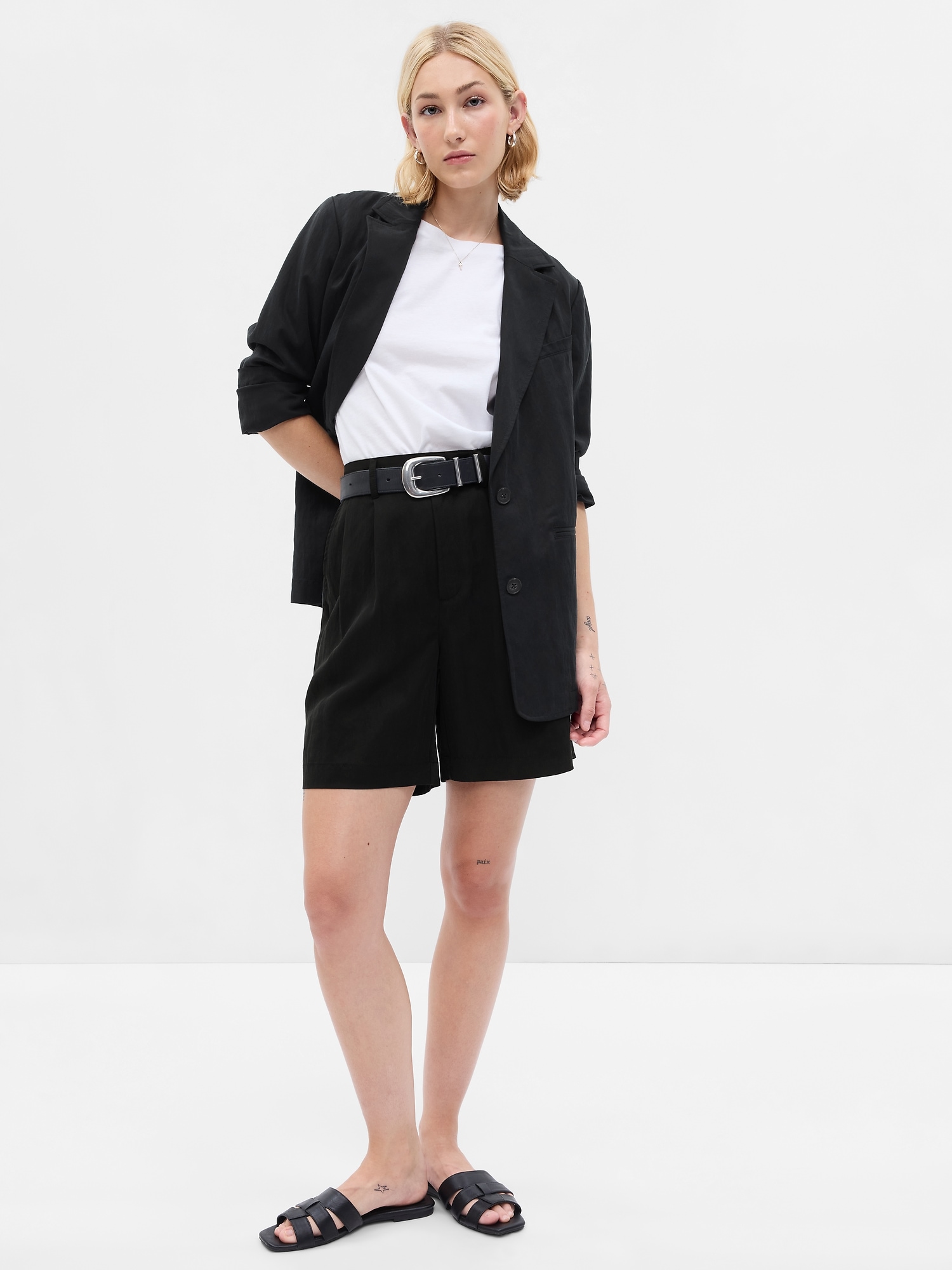 SoftSuit Pleated Shorts