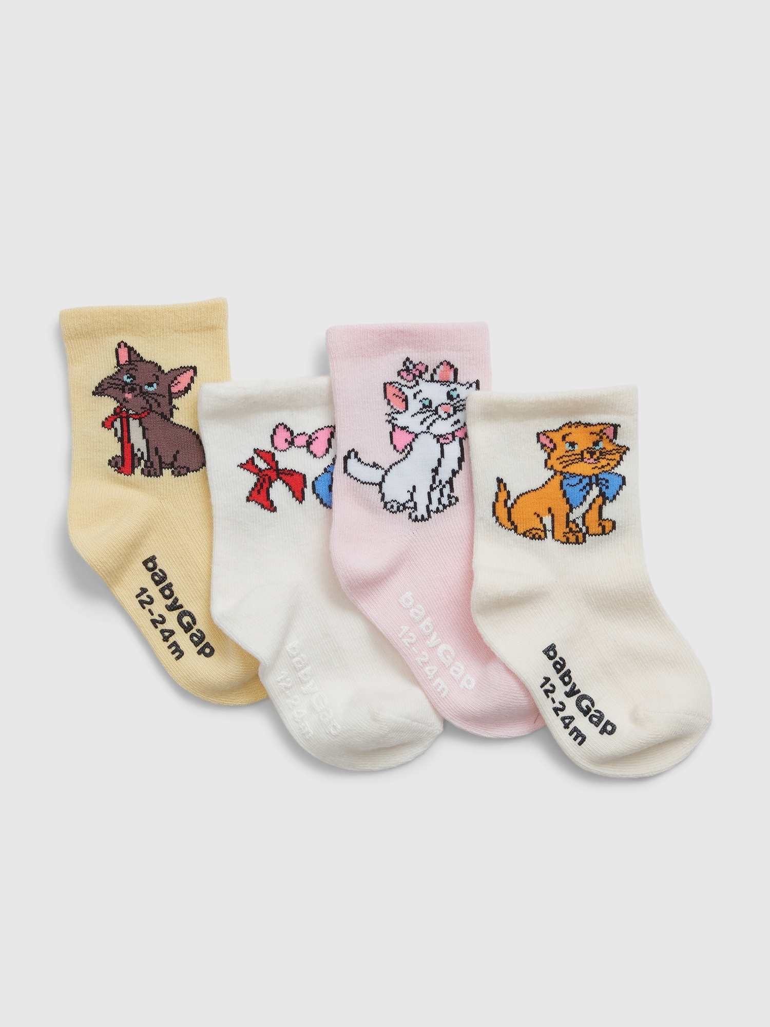 Gap Toddler Graphic Crew Socks (4-Pack)