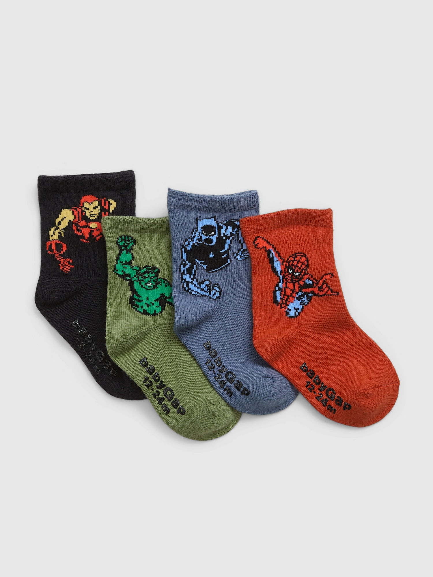 babyGap | Marvel Superhero Crew Socks (4-Pack)