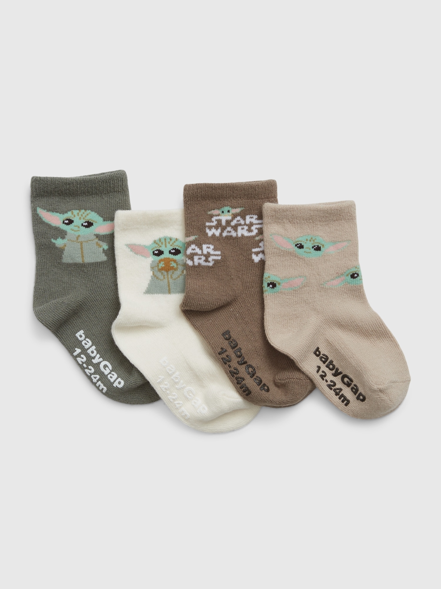 babyGap | Star Wars™ Grogu™ Crew Socks (4-Pack)