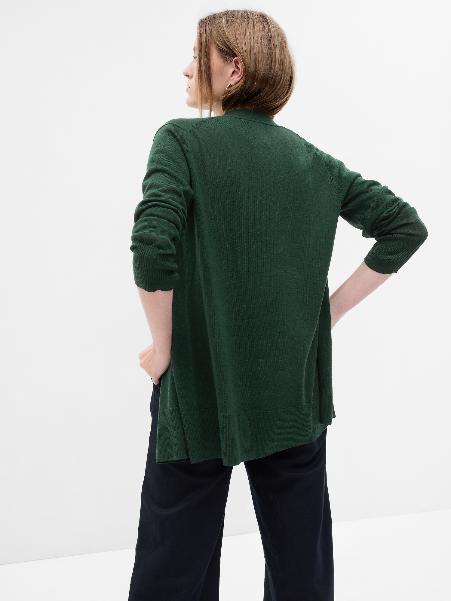 Merino Wool Long Cardigan | Gap