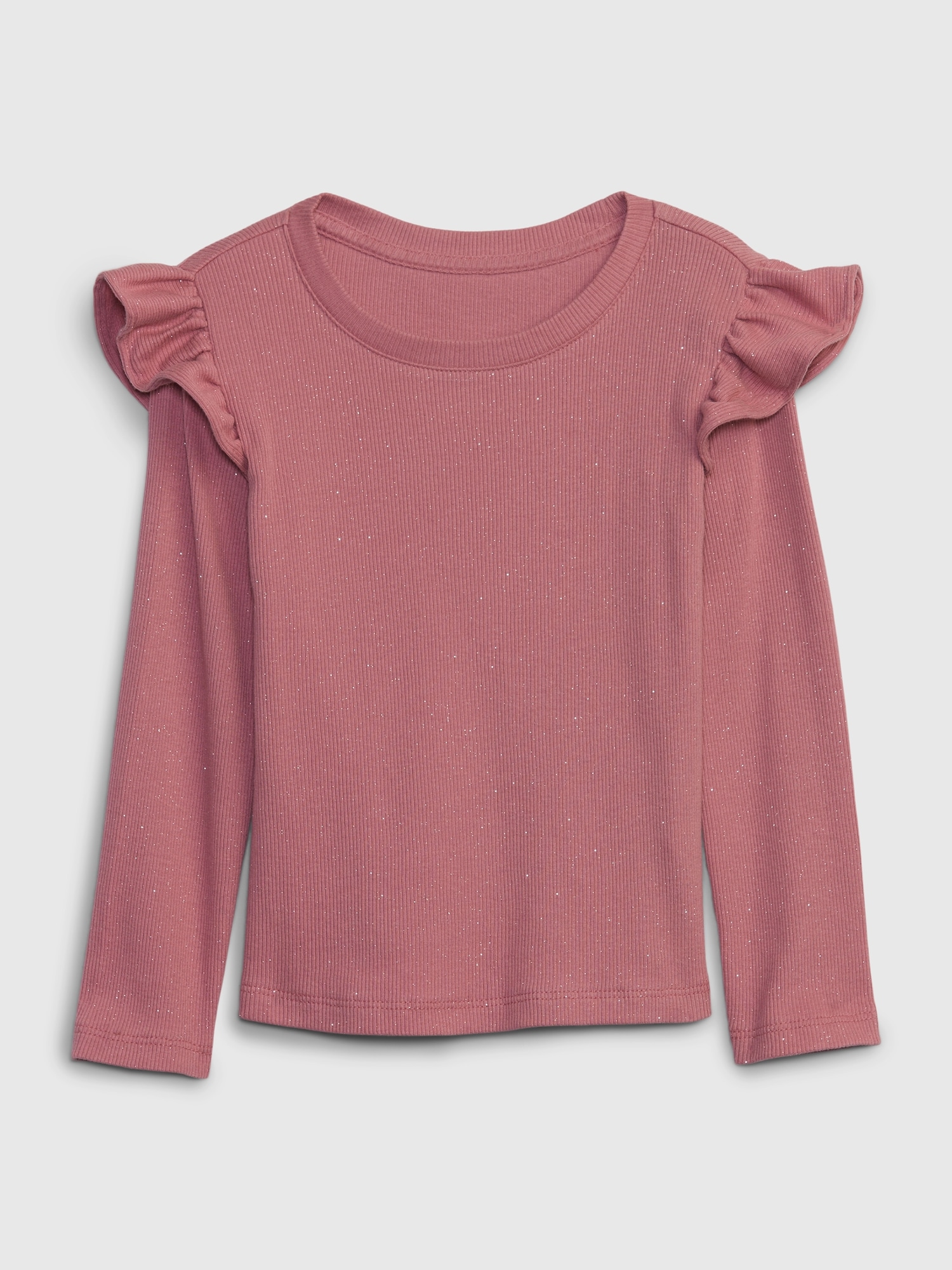 Toddler Ruffle Rib T-Shirt | Gap