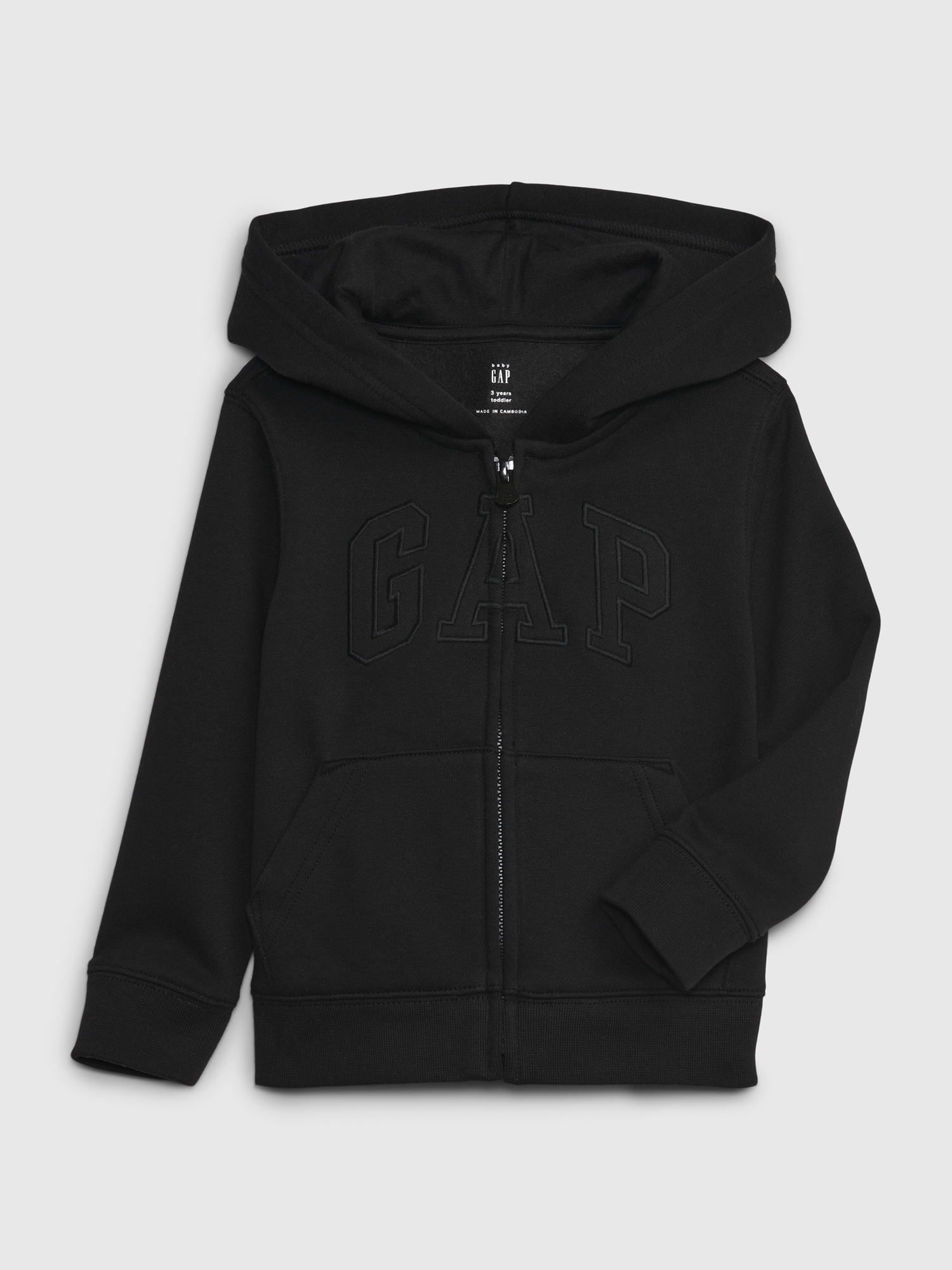 Gap Toddler Arch Logo Zip Hoodie