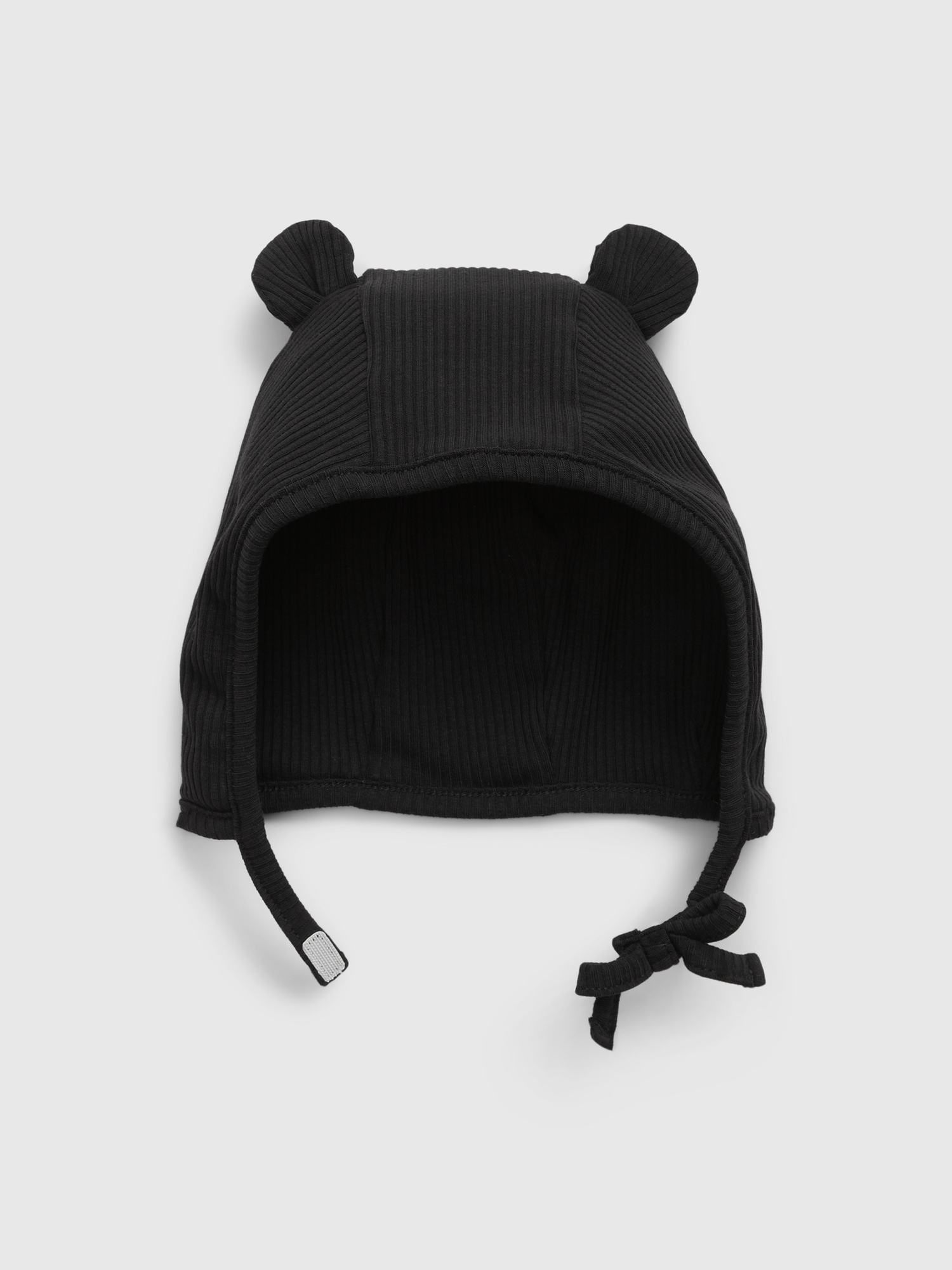 Gap Kids' Baby First Favorites Tinyrib Bear Hat In Moonless Night Black