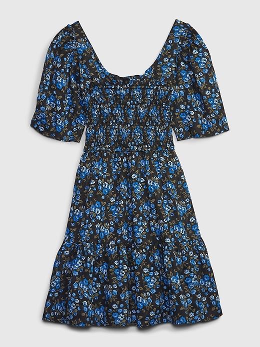 Image number 6 showing, Puff Sleeve Smocked Mini Dress