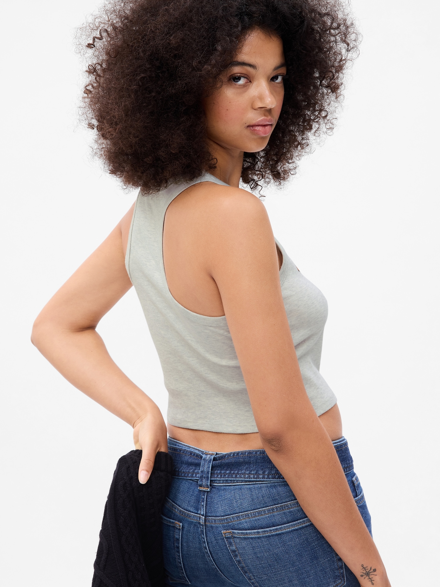 PROJECT GAP Cropped Graphic Tank Top | Gap