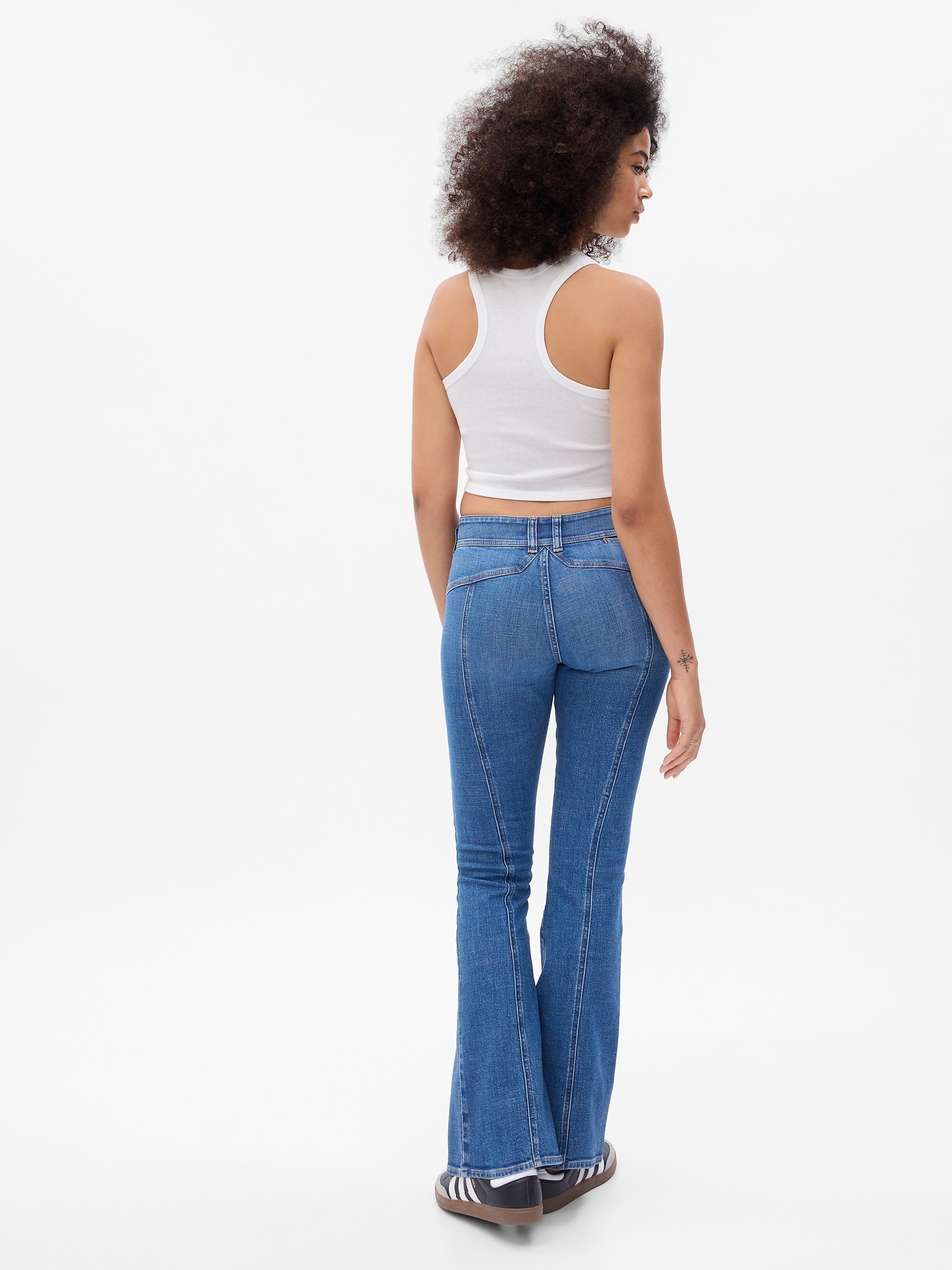 PROJECT GAP Cropped Graphic Tank Top Gap