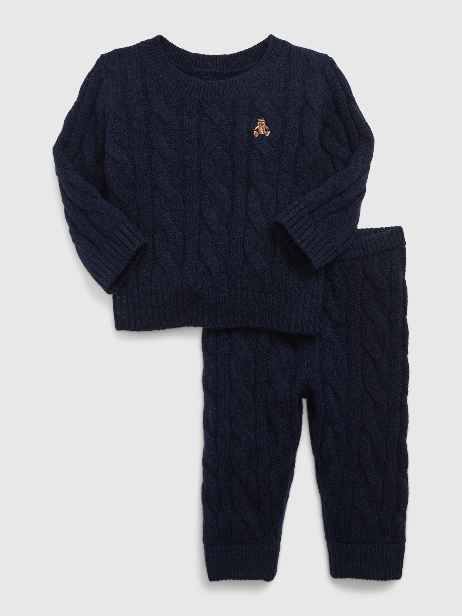 Gap Baby CashSoft Cable-Knit Sweater Outfit Set