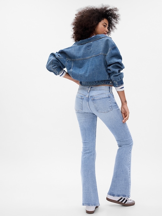 Image number 2 showing, Low Rise Y2K Flare Jeans