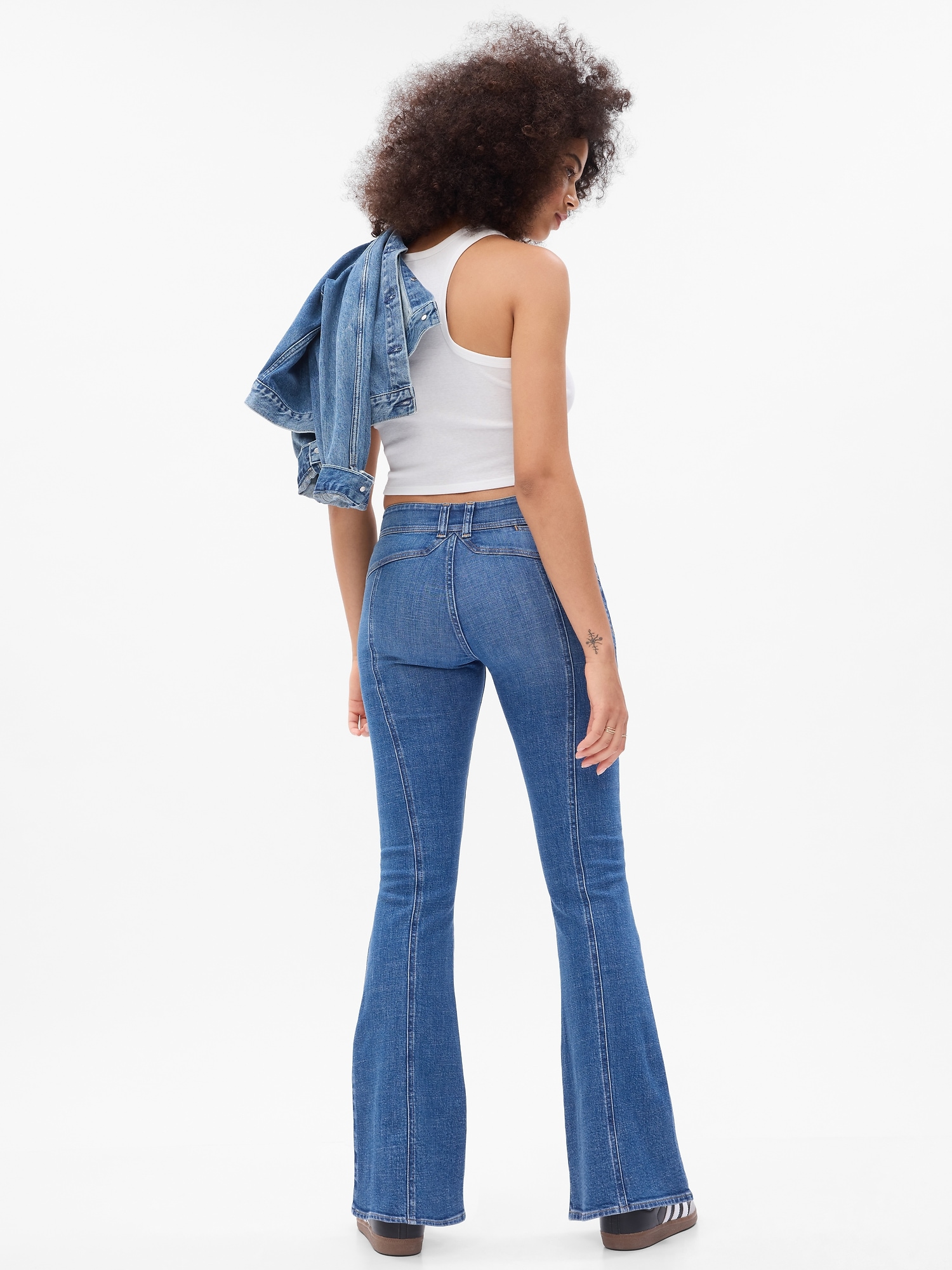 Low Rise Y2K Flare Jeans | Gap