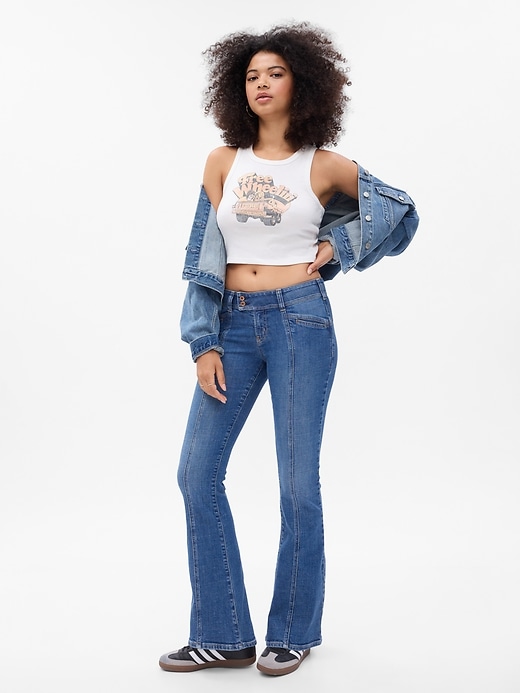 Low Rise Y2K Flare Jeans | Gap