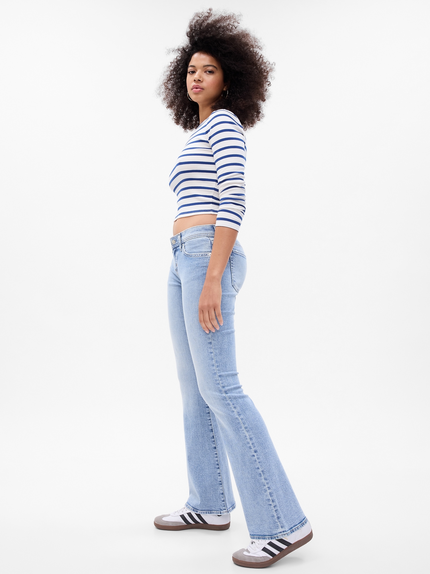 Gap Low Rise Y2K Flare Jeans