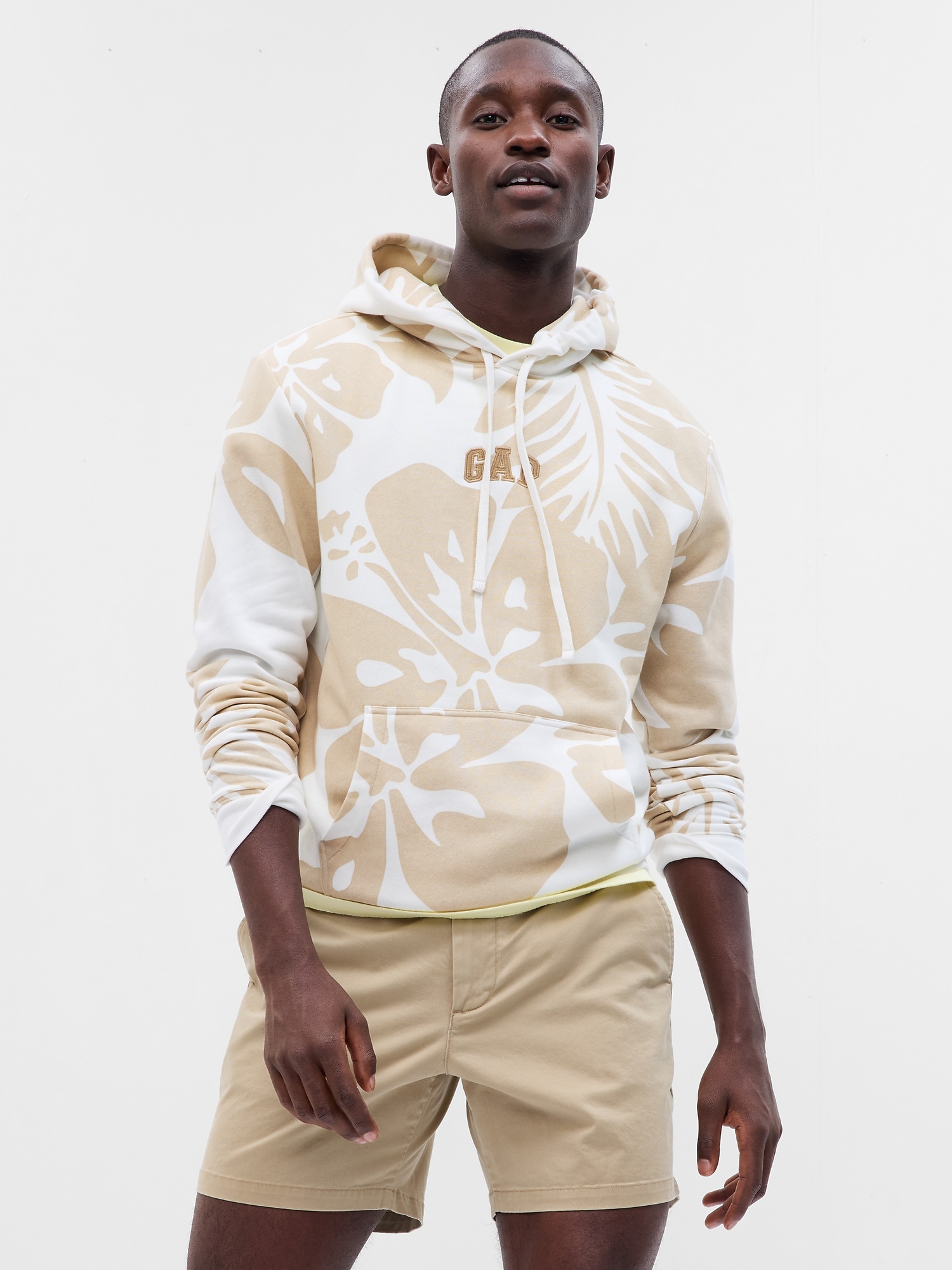 Floral Gap Logo Hoodie Gap