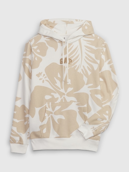 1 of 8 showing, with the color floral khaki of product Floral Gap Logo Hoodie