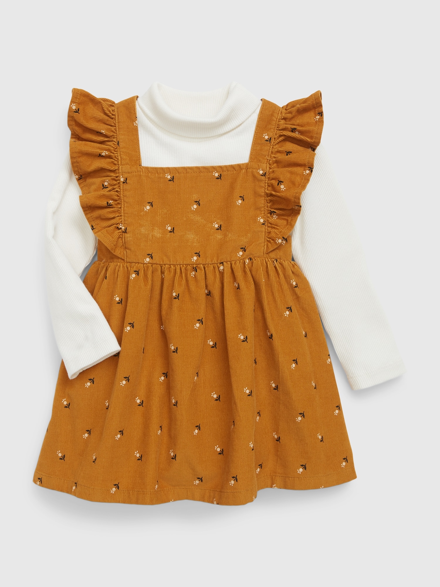 Baby Corduroy Apron Dress Set | Gap