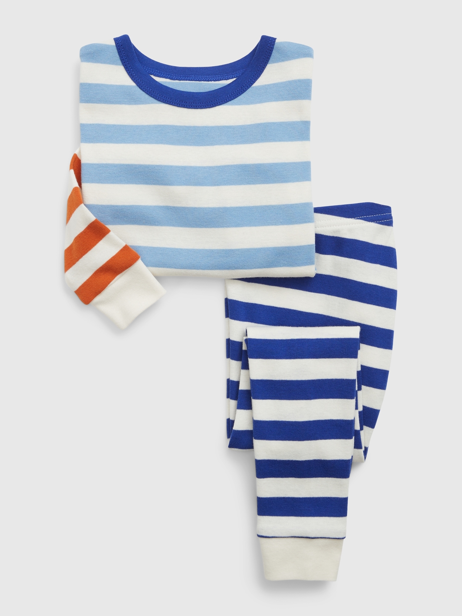 babyGap Organic Cotton MultiStripe PJ Set Gap