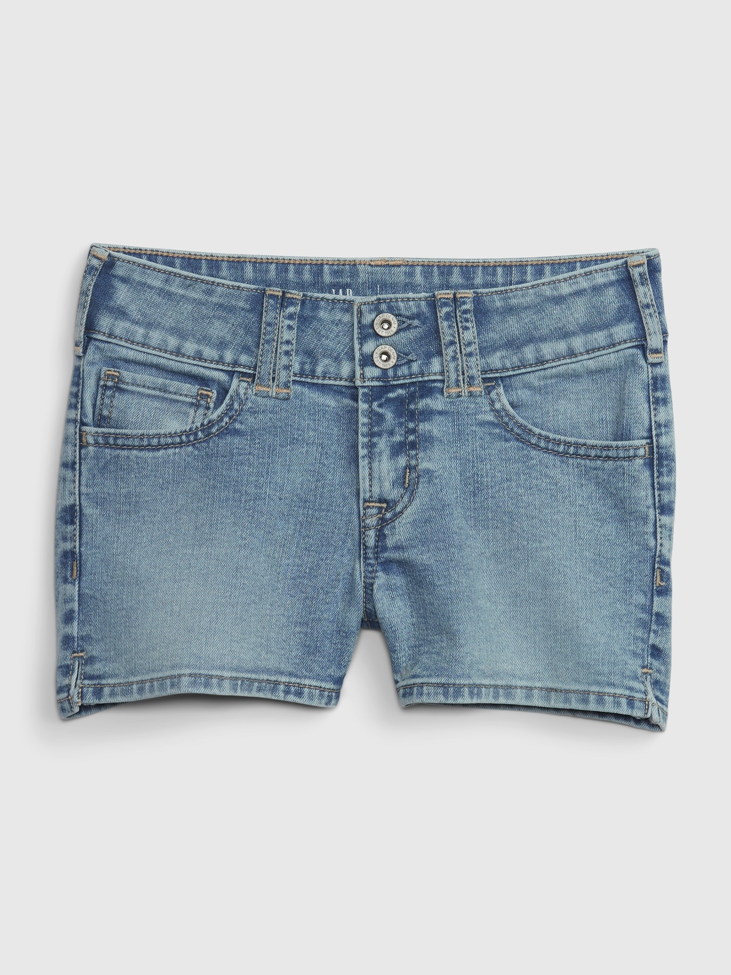 Kids Low Rise Y2K Shortie Shorts with Washwell | Gap