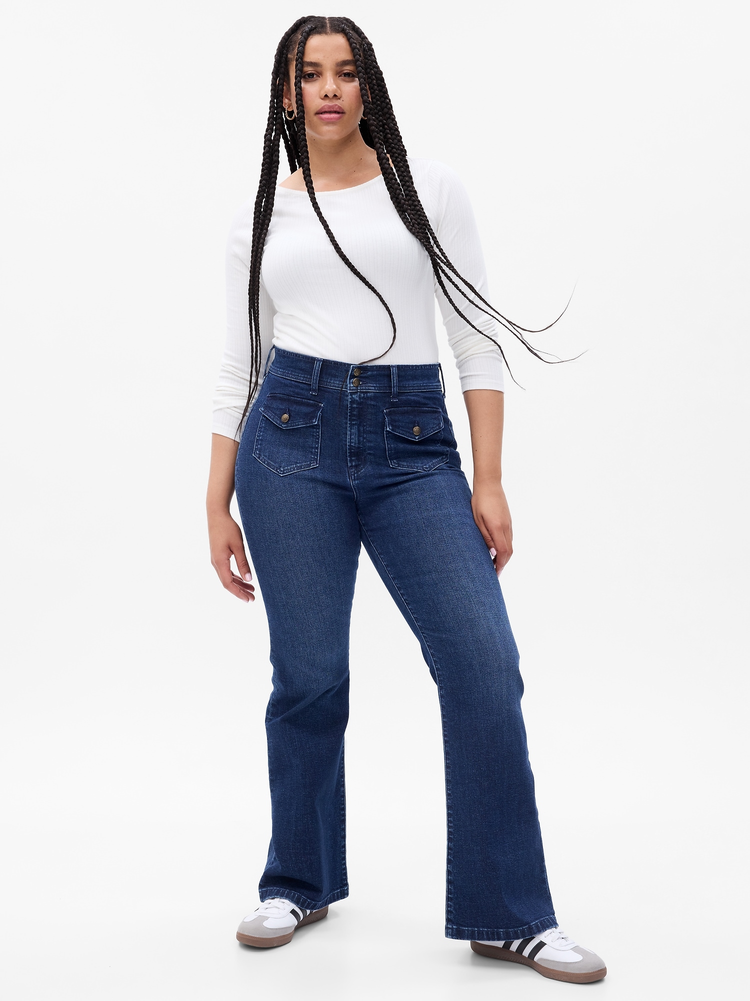 High Rise '70s Flare Jeans | Gap