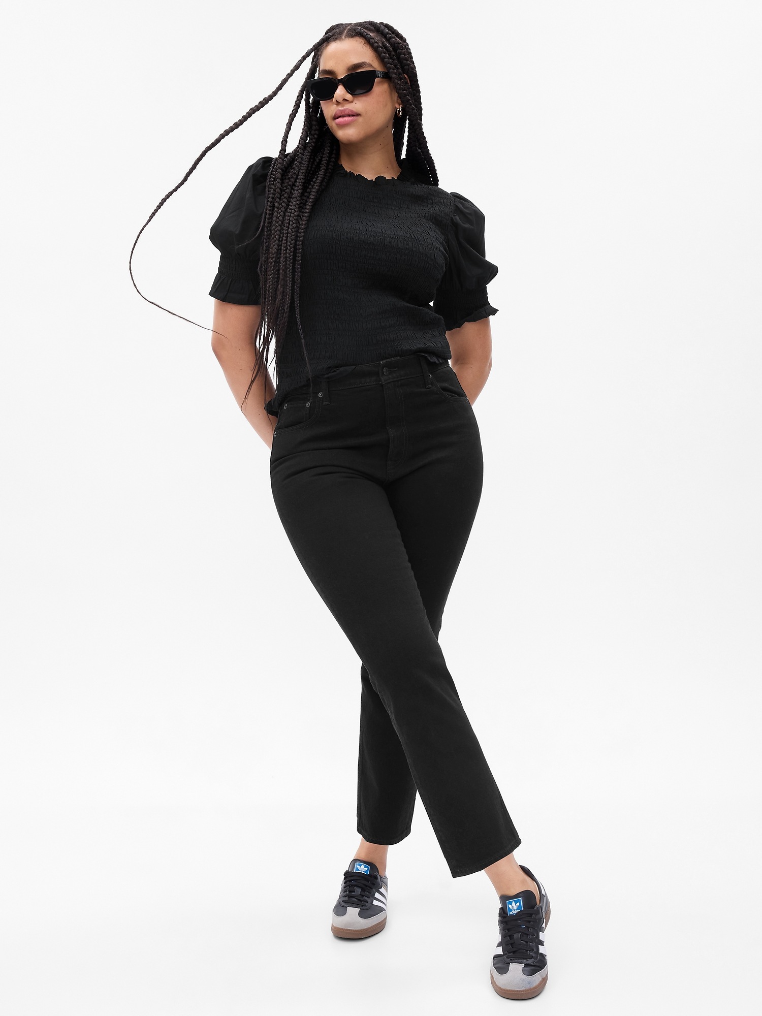 High Rise Cheeky Straight Jeans Gap