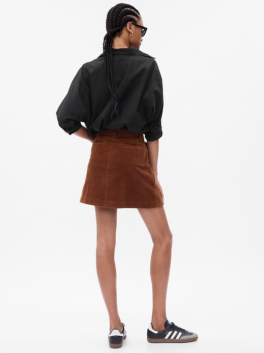 Gap corduroy mini best sale skirt