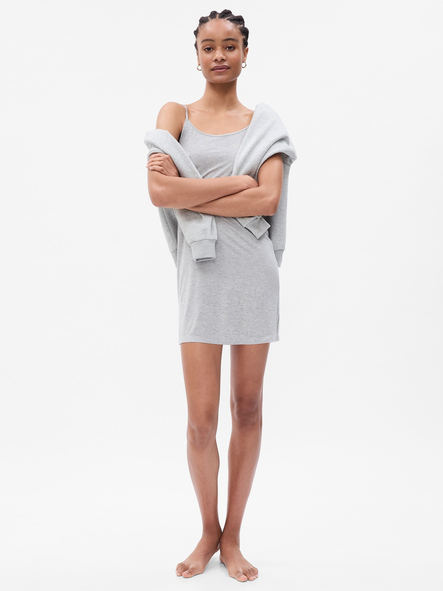 Gap Modal Essential Pajama Slip Dress