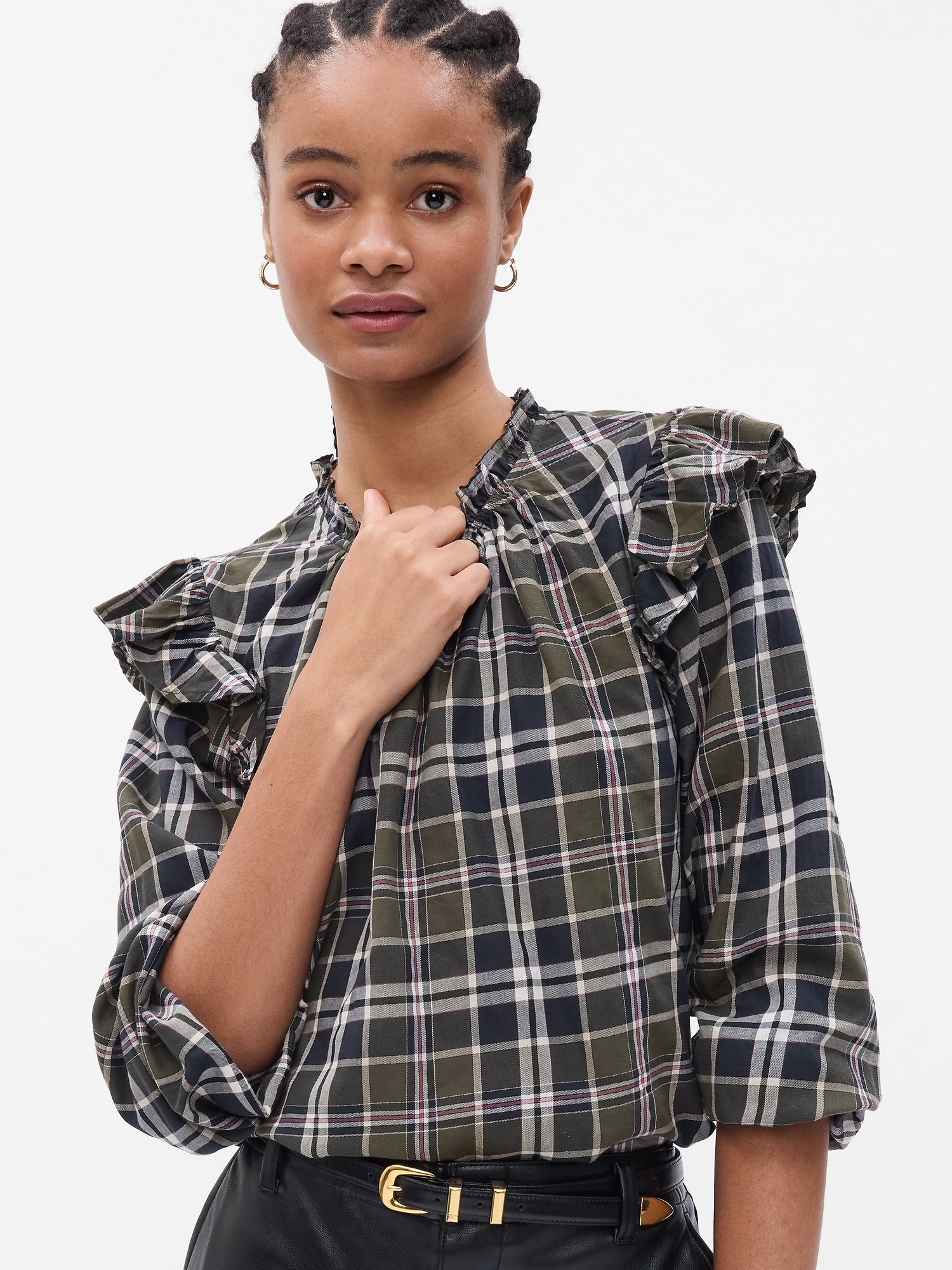 Gap Ruffle Shirt