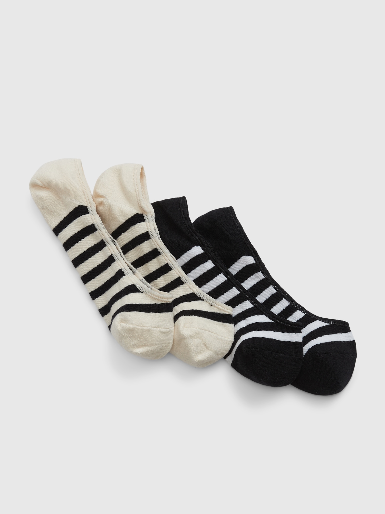 Gap Stripe No-Show Socks (2-Pack)