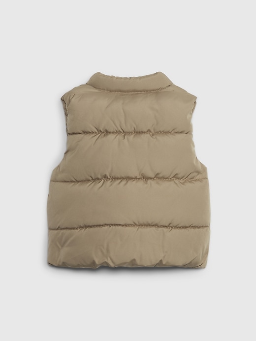 View large product image 2 of 3. Baby 100% Recycled Utility Puffer Vest