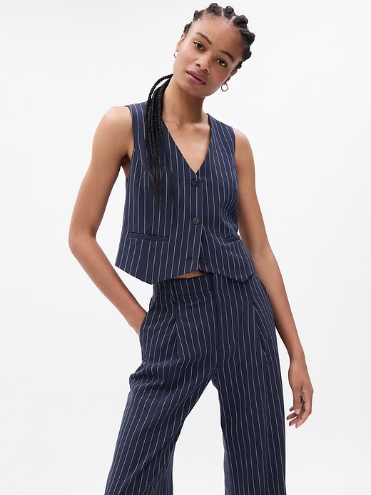 Image number 1 showing, Pinstripe Vest