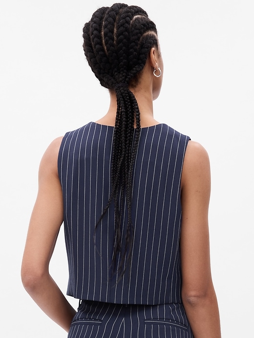 Pinstripe Vest Gap