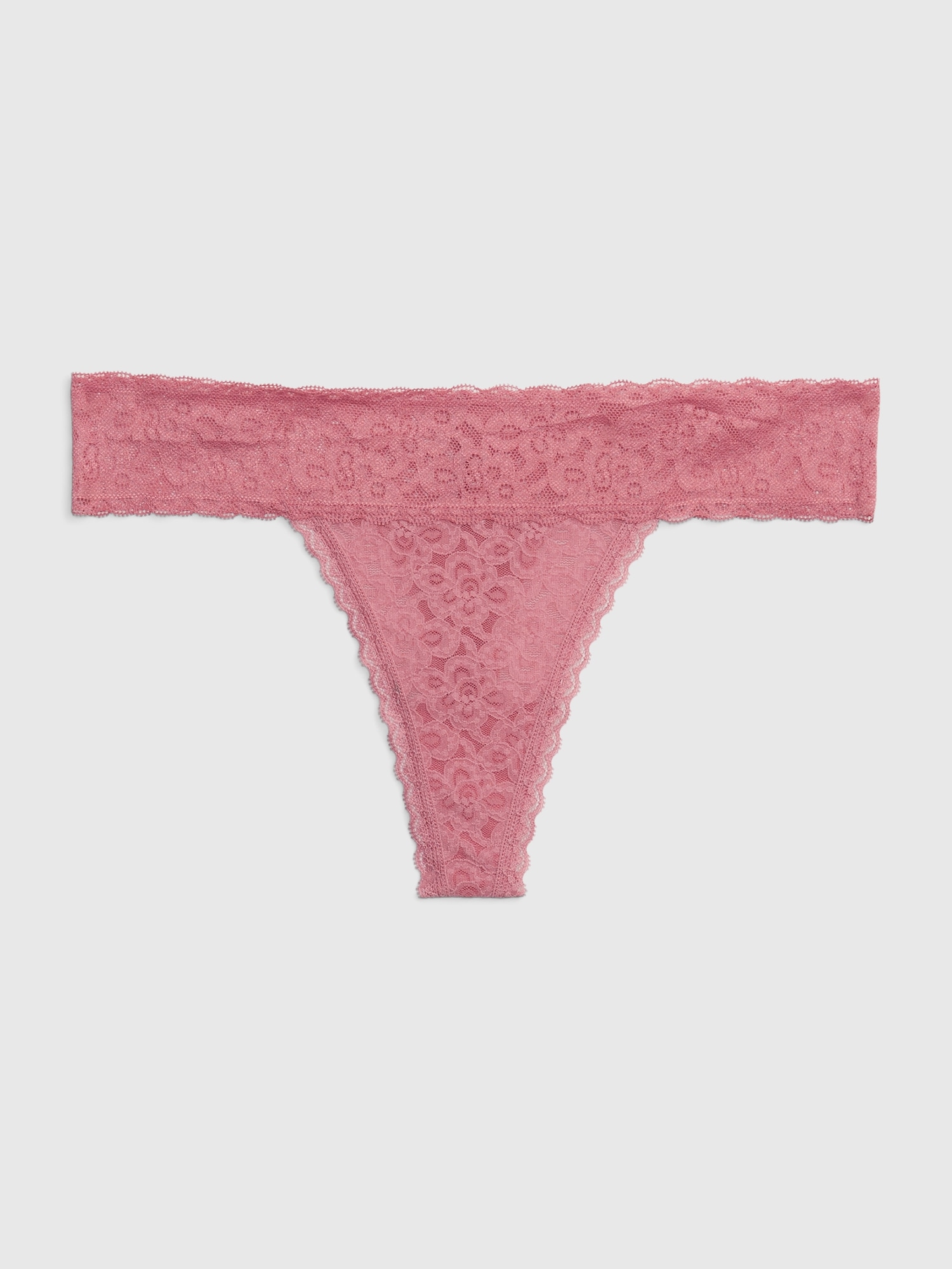 Gap Lace Thong In Rosetta Pink