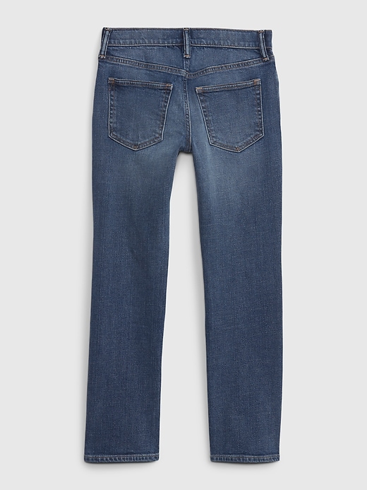 2 of 8 showing, with the color medium wash of product Kids Slim Taper Jeans with Washwell